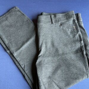Style & Co Charcoal Knit Skinny Dress Pant